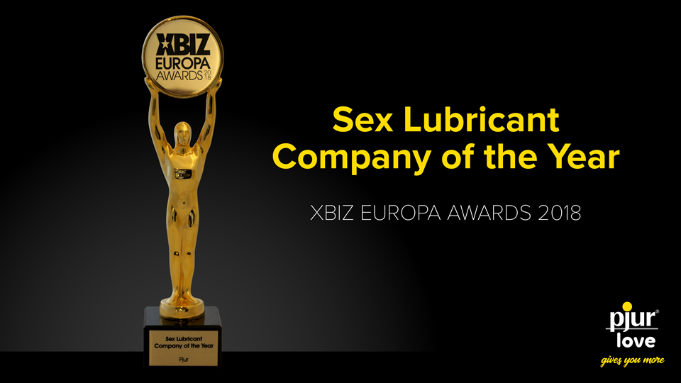 The pjur group was presented an XBiz Europa Award in the category "Sex Lubricant Company ...